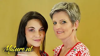 Mature Lady Has a Sexdate with a Hot Auntie Babe